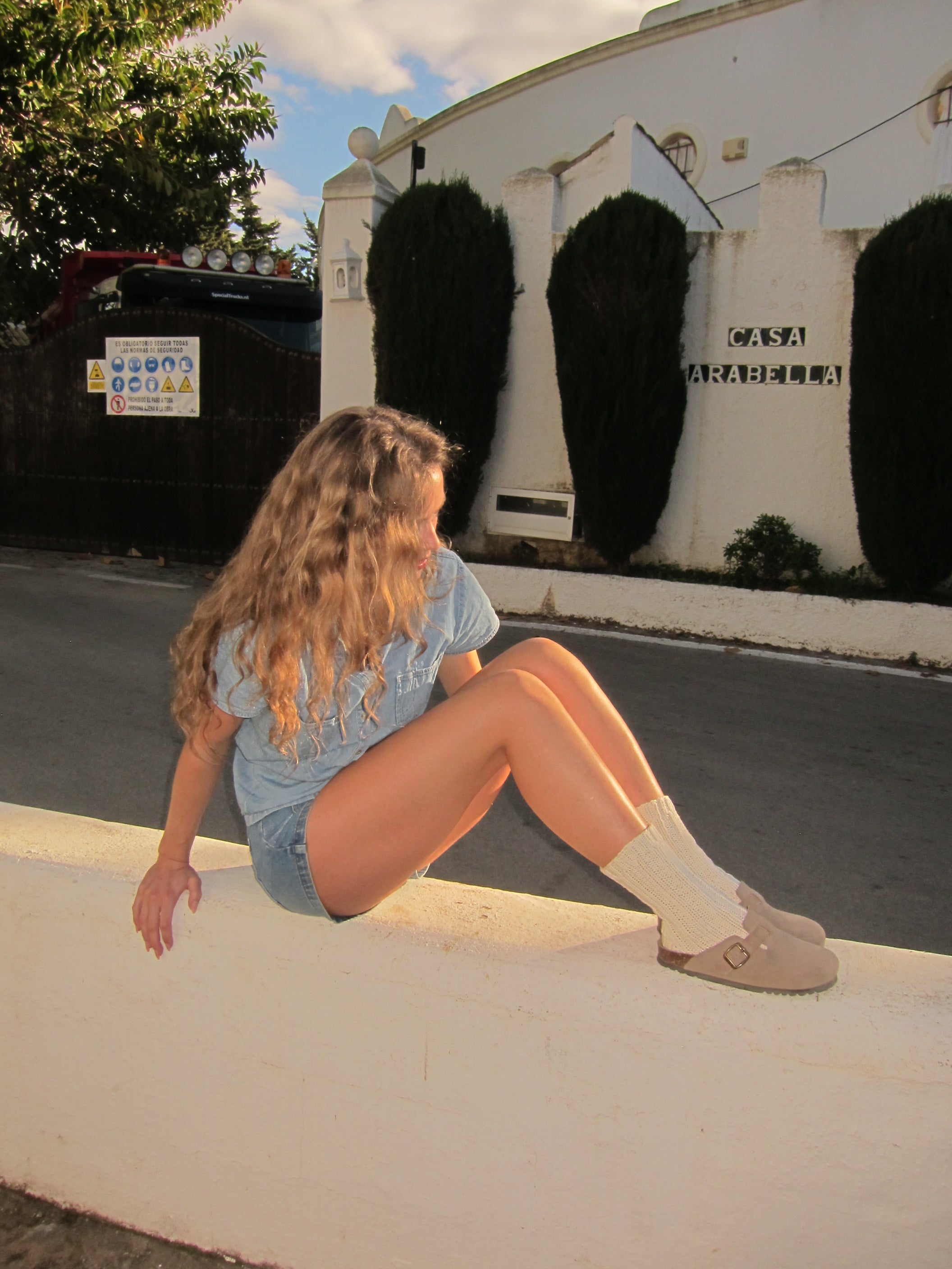 Tykke strikka sokker