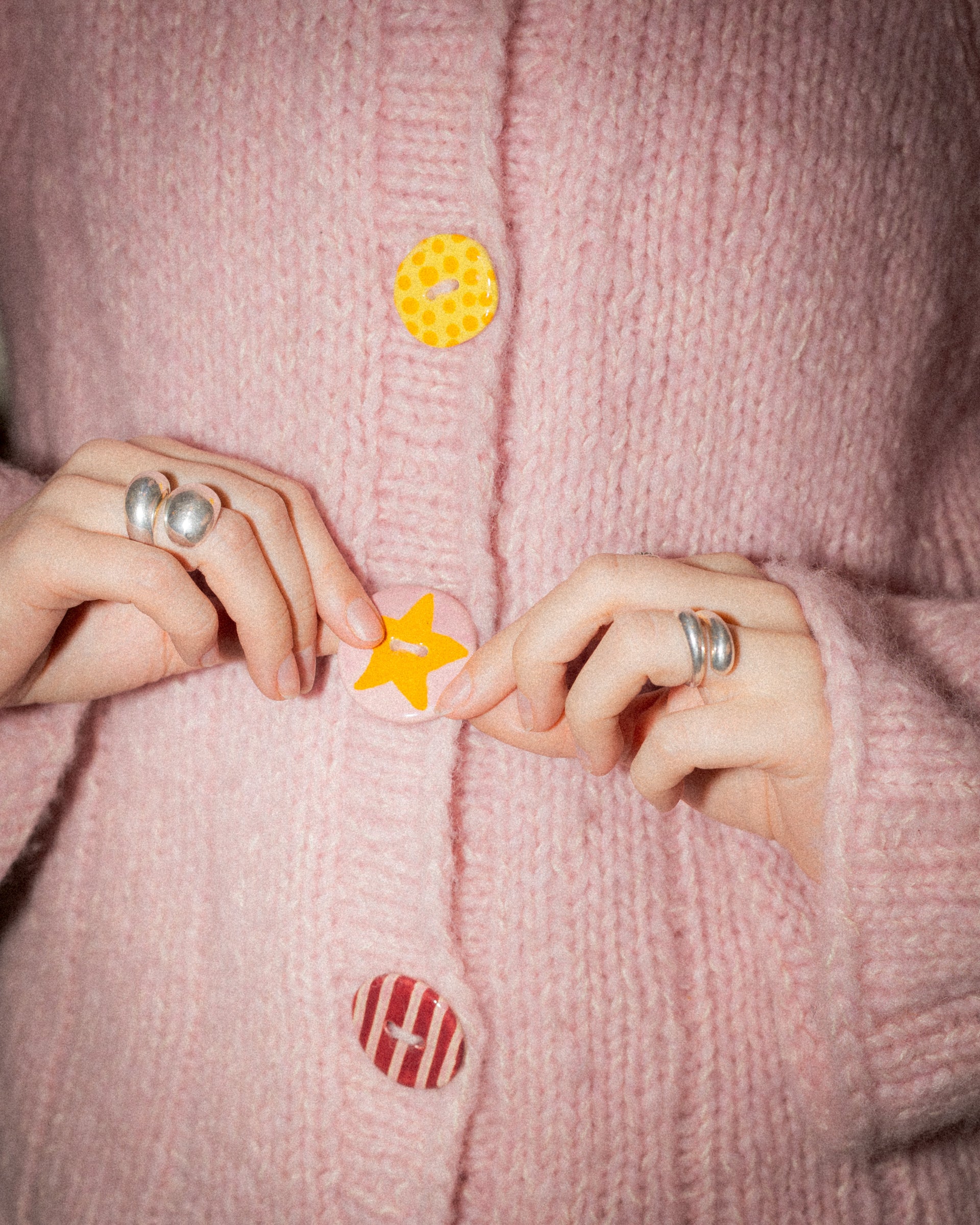 Canvas cardi