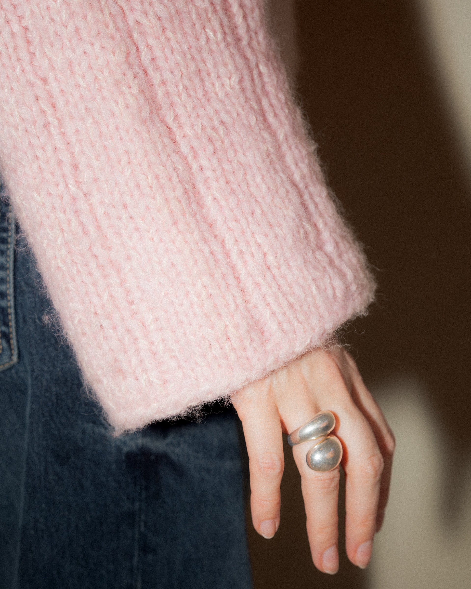 Canvas cardi