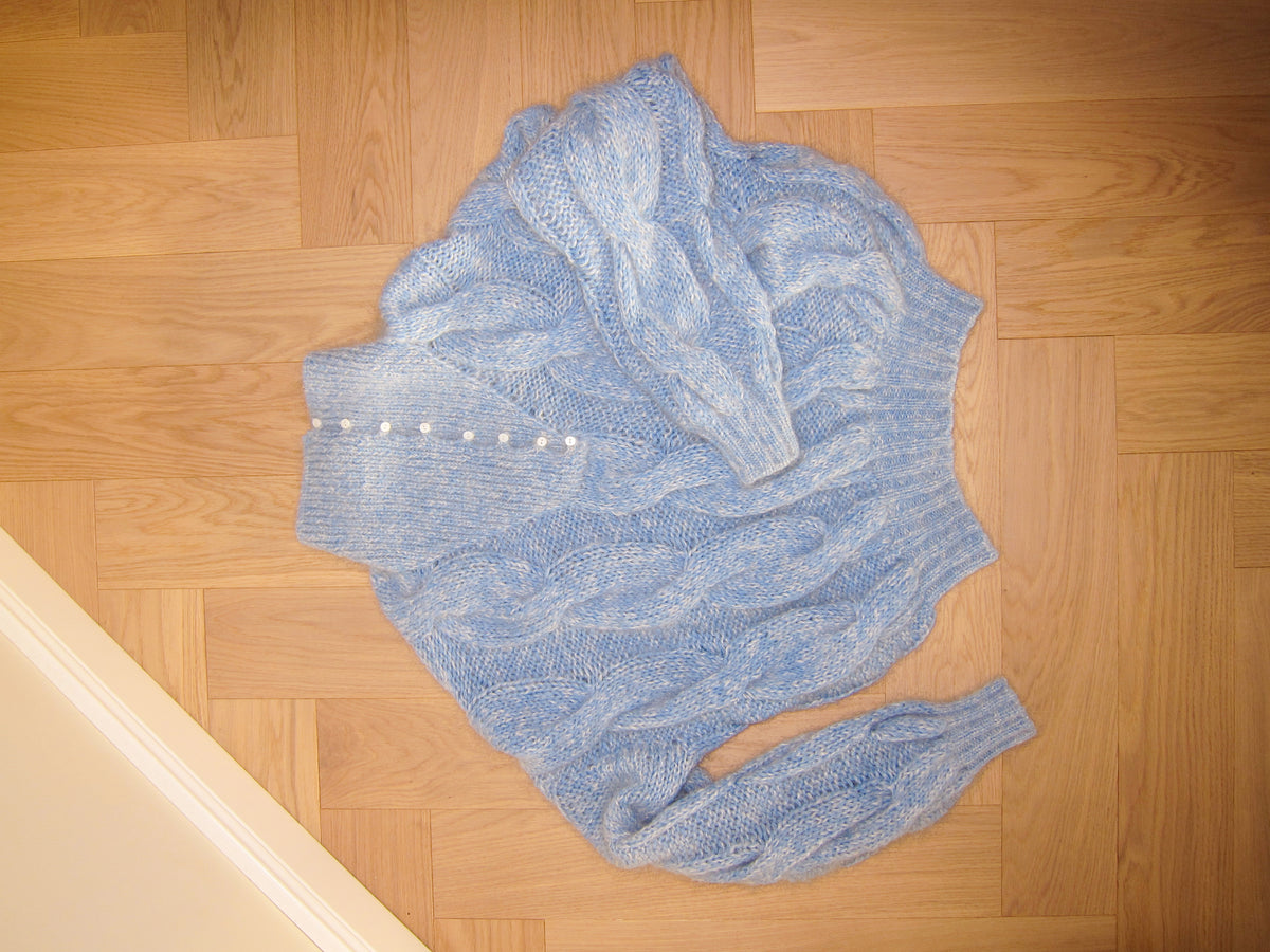 Cable sweater